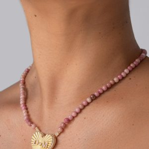 Blushed Rhodonite - 4mm