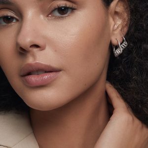 Signature Hoops Full Pavé Diamonds 14mm
