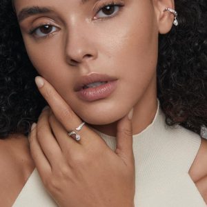 Ocean Drop Diamond Ring